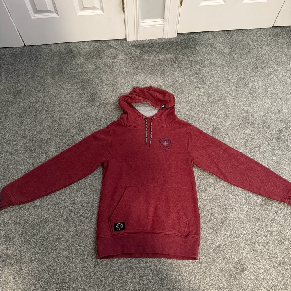 Women's Red Hoodie Sweater